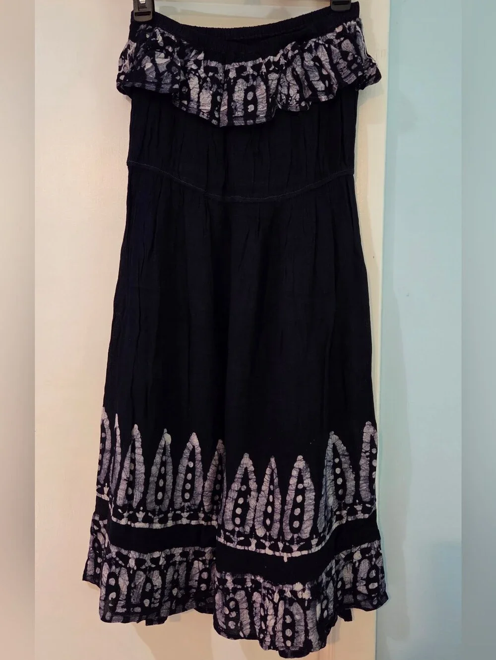 Belize Women's Navy Blue Strapless Coverup, Free Size O/S